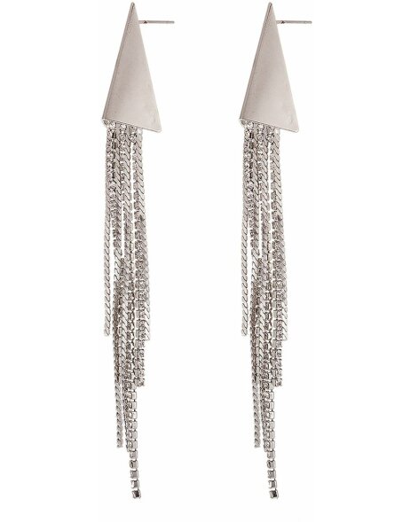 Earrings silver coloured silver colored - MLER0224