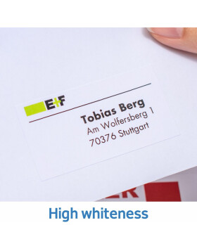 Étiquettes Premium A4, blanches 70x37 mm papier mat 2400 pcs.