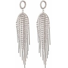 Earrings silver coloured silver colored - MLER0222