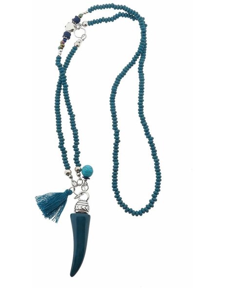 Necklace 80 cm blue - MLNC0119