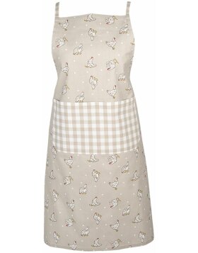Clayre &amp; Eef Apron 70x85 cm nature LCH41N
