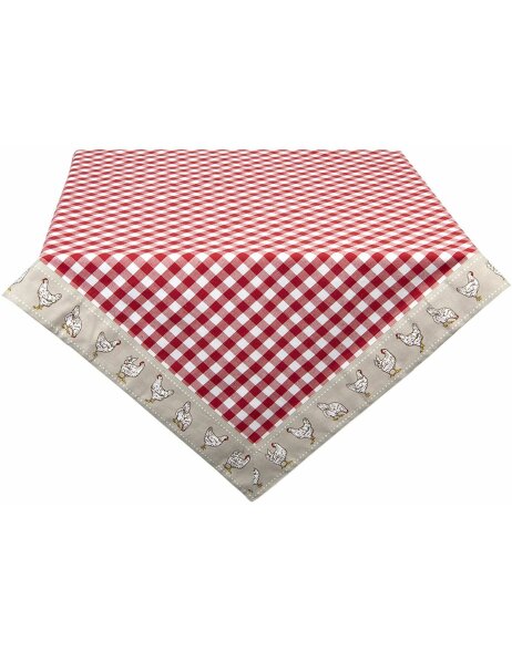 Tablecloth 150x150 cm red - LCH15R