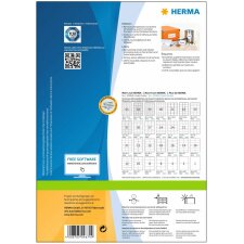Etiketten Premium a4, wit 105x42,3 mm papier mat 1400 st.