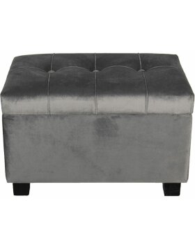 Footstool- Storage trunk 50x34x33 cm dark gray - 64061SDG
