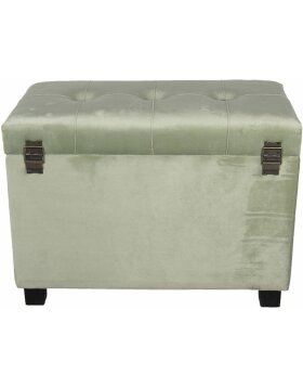 Footstool-Storage trunk 60x36x43 cm green - 64061LGR