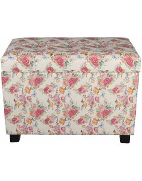 Footstool-Storage trunk 60x36x43 cm multicolored - 64061LM