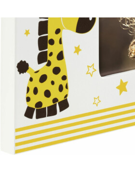 Cornice per ritratto Giraffe Greta, bianca, 10 x 15 cm
