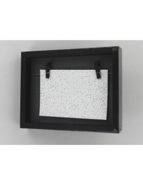Cavo Portrait Frame Gallery, black, 16.5 x 21.5 cm