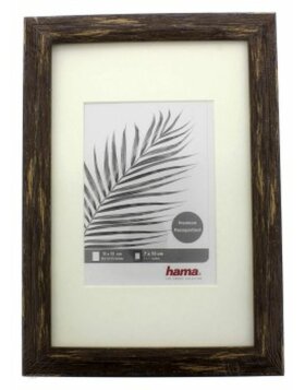 Charm Plastic Frame, nut, 10 x 15 cm
