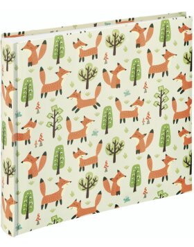 Forest Jumbo Album, 30x30 cm, 100 White Pages, Fox