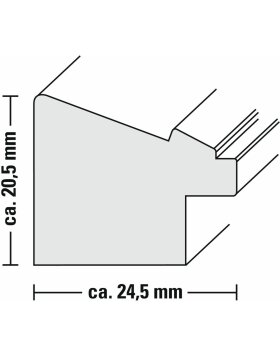 Ramka plastikowa Cozy, miętowa, 10 x 15 cm