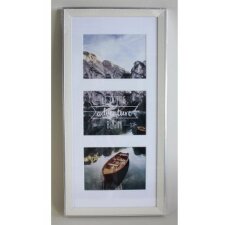 Sierra Plastic Frame Gallery, white, 25 x 55 cm (3 pictures)