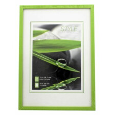 Cadre plastique Lindau, vert pomme, 21 x 29,7 cm, DIN A4