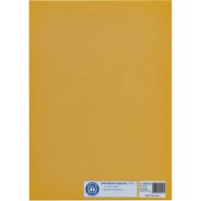 Exercise book cover paper A4 yellow 100% wastepaper