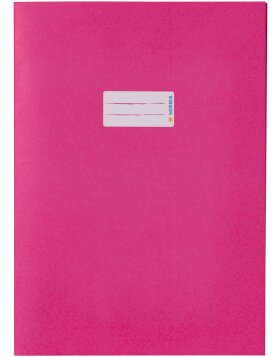 Exercise book cover paper A4 pink 100% wastepaper