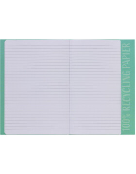 Exercise book cover paper A4 turquoise 100% wastepaper