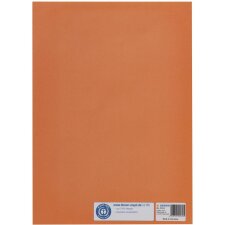 Exercise book cover paper A4 orange 100% wastepaper