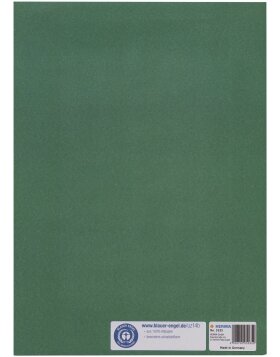 Exercise book cover paper A4 dark green 100% wastepaper