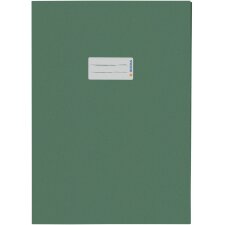 Exercise book cover paper A4 dark green 100% wastepaper