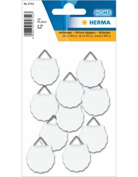 HERMA Hangers 30mm water-soluble gummed 10 pcs.