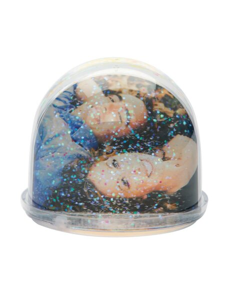 acrylic glitter globe - 90 mm