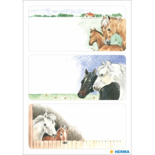 Etykiety książkowe HERMA konie szkolne VARIO