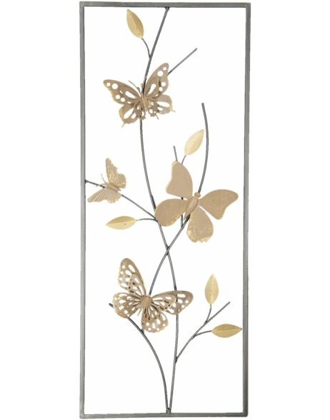 Wall decoration butterflies 6Y2948 multicolored 25x61x3 cm