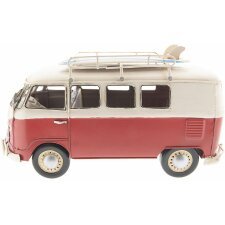 VW bus model licensed 6Y2982 red 27x12x16 cm
