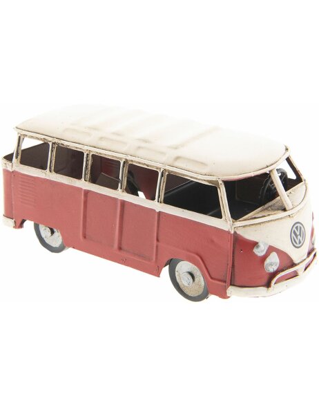 VW Bus Model licencjonowany 6Y2995 czerwony 14x6x6 cm