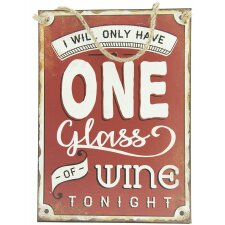 Quote board 6Y3081 red 29x40 cm