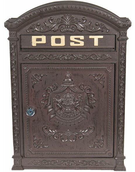 Mailbox 6Y3213 brown 32x10x45 cm