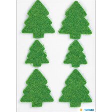 Decorative label MAGIC Christmas trees, felt 1 sheet