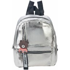 Backpack JZBG0186ZI silver colored 30x25x11 cm