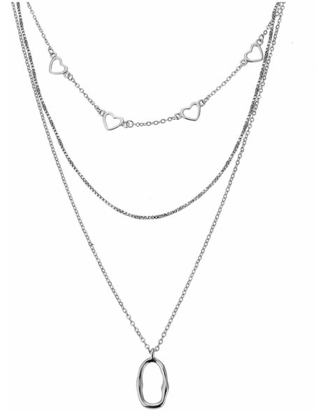 Necklace JZNL0123ZI silver colored