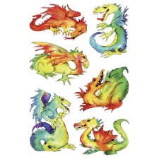 Decorative labelsMAGIC dragons, stone 1 sh.