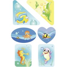 Decorative labels MAGIC sea animals, popup 1 sh.