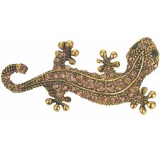 Brooch salamander MLBR0111 Antique silver