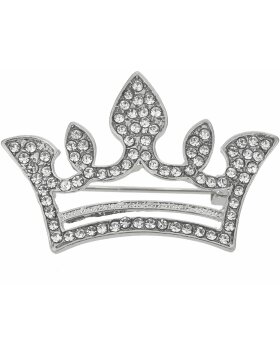 Brooch crown MLBR0114 silver colored