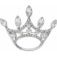 Brooch crown MLBR0136 silver colored