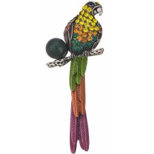 Brooch parrot MLBR0144 multicolored