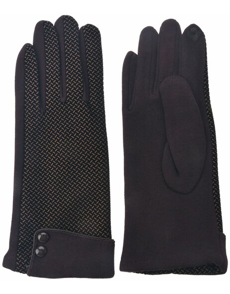 Gloves brown MLGL0022CH brown 8x24 cm