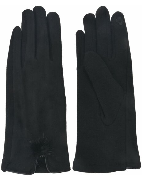 Gloves black MLGL0034Z black 8x24 cm