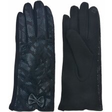 Rękawice czarne MLGL0037 czarne 8x24 cm