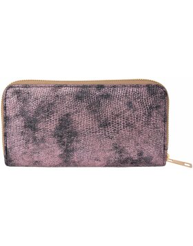 Wallet black MLPU0198A violet 19x10 cm