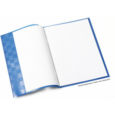 Cubierta de cuaderno de ejercicios pp a5 cubierta-azul claro