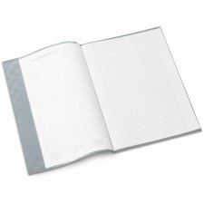 Portada cuaderno PP A4 forrado-gris