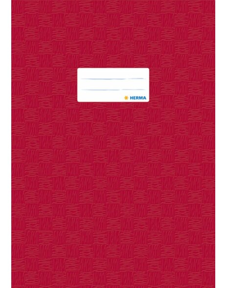 Copertina del quaderno pp a4 rivestita-rosso vino
