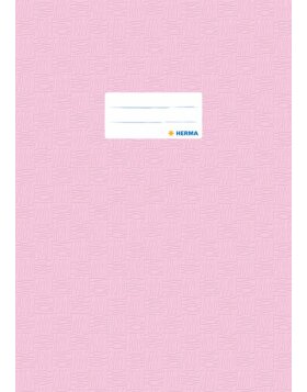 Exercise book cover PP A4 pink opaque