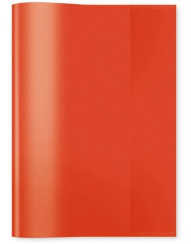 Exercise book cover PP A5 transparent-red