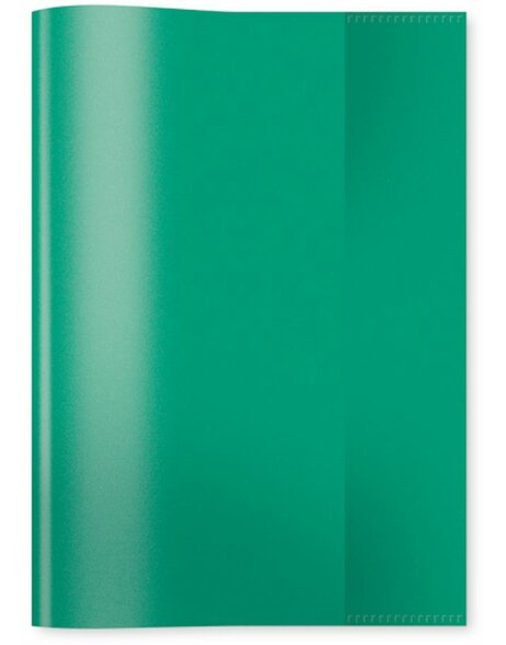 Portada cuaderno PP A5 transparente-verde
